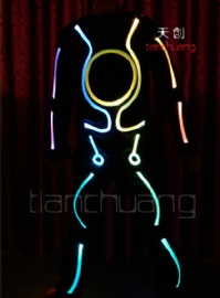 Programmable LED Light up Fiber Optic Dance Wear