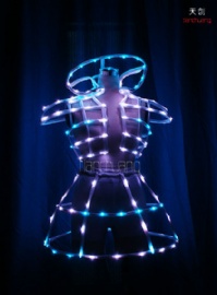 3D LED发光性感舞蹈服
