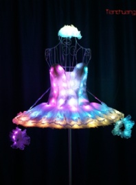 LED swan lake ballerina dress 2017 design