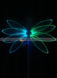 Full Color LED Light up Fiber Optic Butterfly Wing