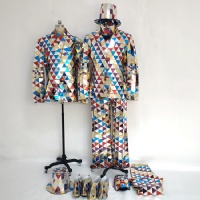 Mix color Mirror suit