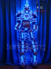 LED机器人发光衣服可定制商标