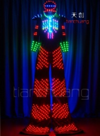 LED高跷机器人发光服饰