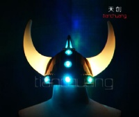 Full Color LED Ox Horn Hat