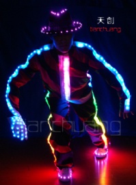 LED发光街舞服装