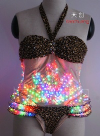 LED发光性感舞衣