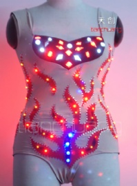 全彩性感LED发光舞衣