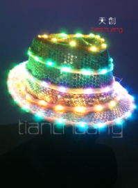 全彩LED发光帽子