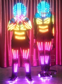 全彩LED发光机器人服