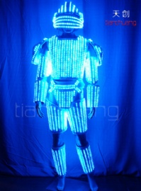 七彩遥控变色LED机器人发光服