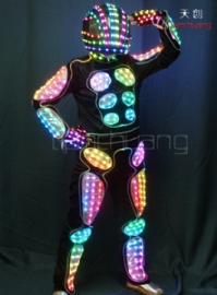 LED发光光纤机器人