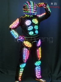 DMX512 controlled LED Robot Costumes