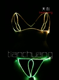 Remote LED Light up Fiber Optic Underwear